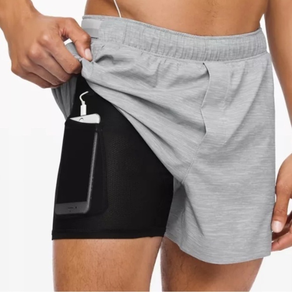 Lululemon Mens Surge Short Lined 4" - Small